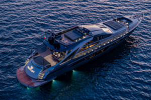 Fotografo Yacht pershing 9x nel golfo di Napoli